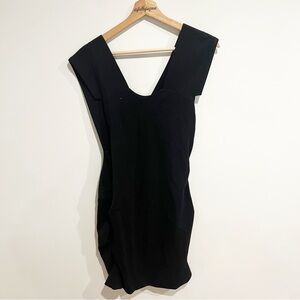 Yigal Azrouel Cutout Fitted Black Mini Dress